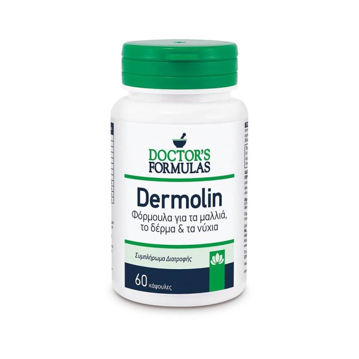 Doctor's Formulas Dermolin Hair, Skin & Nails 60 Capsules