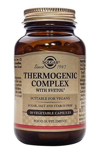 Solgar Thermogenic Complex Combination Of 8 Ingredients With Thermogenic Properties For Weight Control 60 Capsules