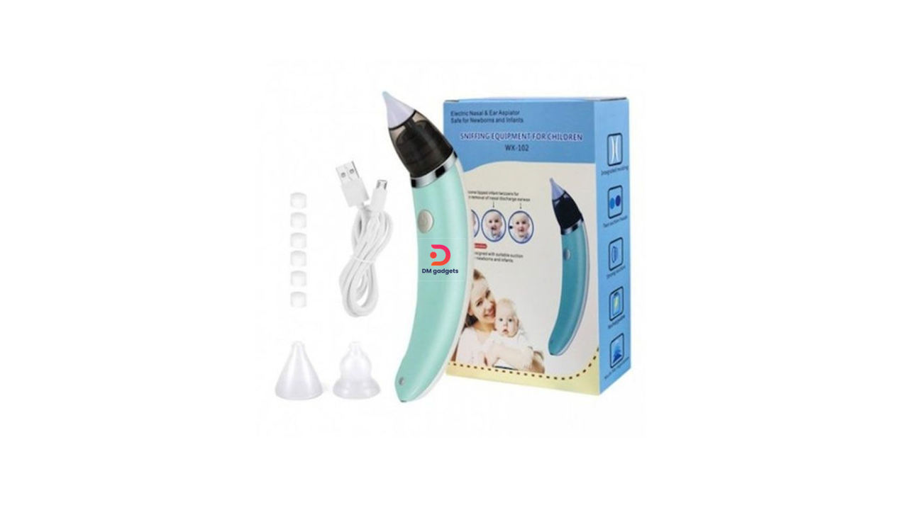 800E#JB-8628® Nasal and Ear Aspirator Safe for Newborns and Infants – Sniffing Equipment for Children