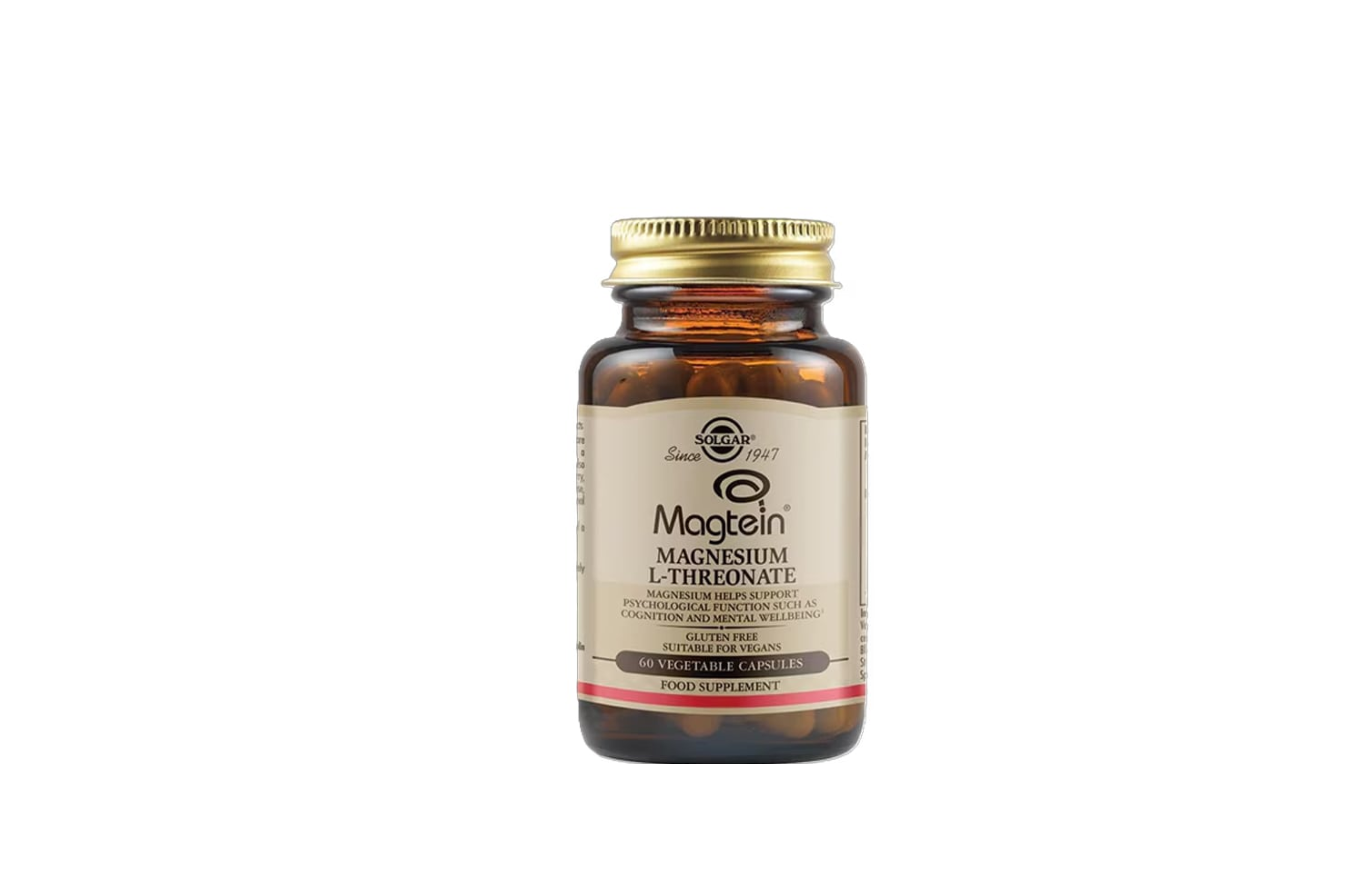 Solgar Magtein Magnesium L-Threonate 60 Veg. Caps