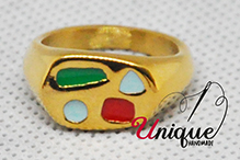 Gold Stainless Steel Ring