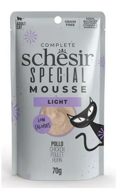 Schesir Cat's wet food Special Light Chicken Mousse Pouch 70gr