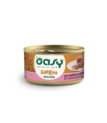 Oasy Wet Cat's wet food Caprice Mousse For Kittens With Salmon 85gr