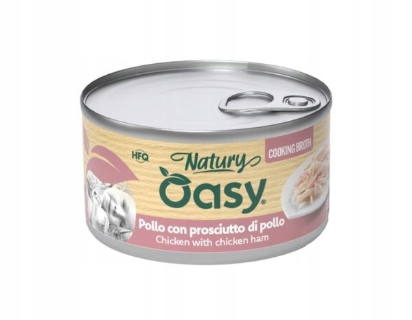 Oasy Wet Cat Natury Cooking Broth - Chicken With Ham - 85gr