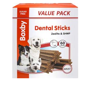Boxby Dental Sticks Value Pack 60pcs - 1.2 Kg