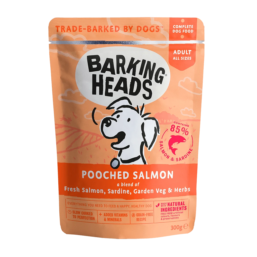 Barking Heads Canine Wet Pouch Pooched Salmon - 300gr