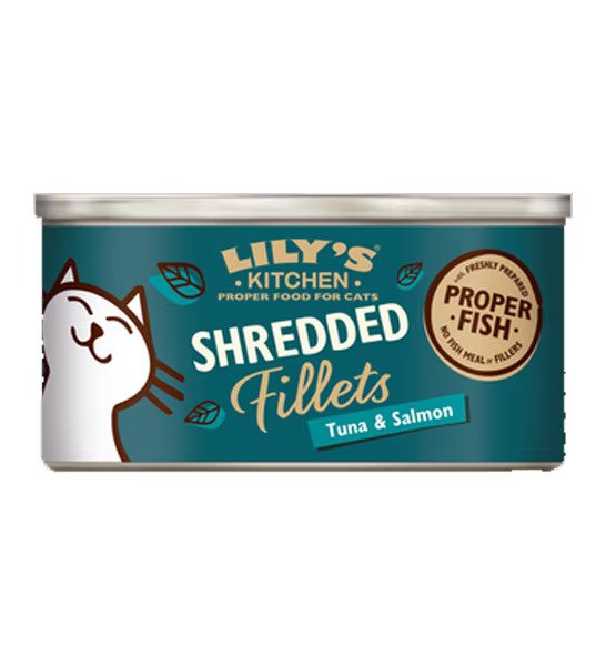 Lily’s Kitchen Shredded Fillets Tuna & Salmon In Broth - 70gr