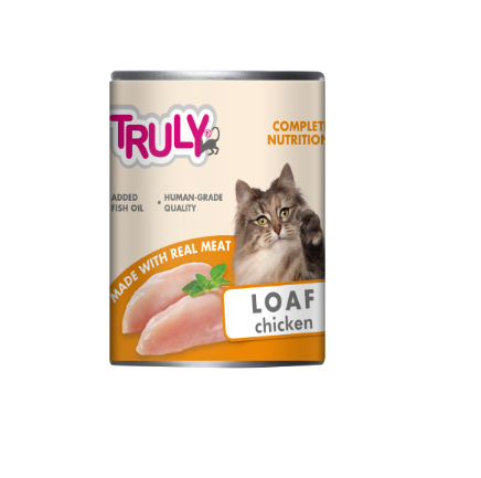 Truly Complete Chicken Loaf Pate For Cats - 375gr