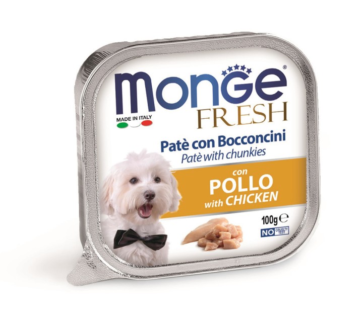Monge Fresh Dog Wet Chicken - 100gr
