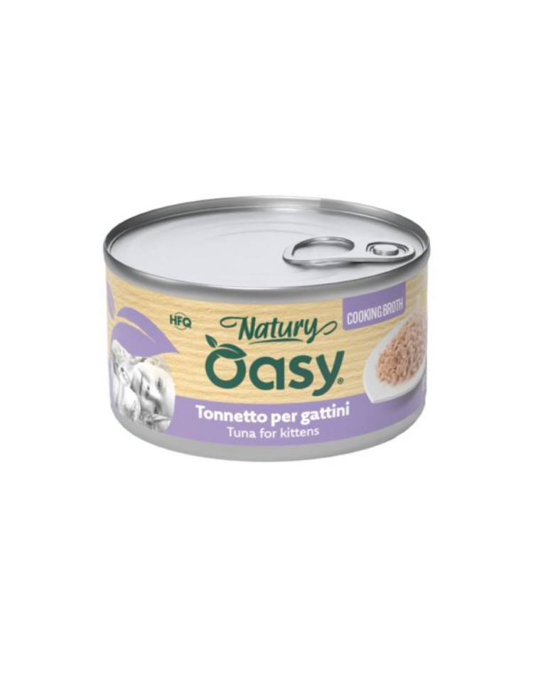 Oasy Wet Cat Natury Cooking Broth - Tuna For Kittens - 85gr