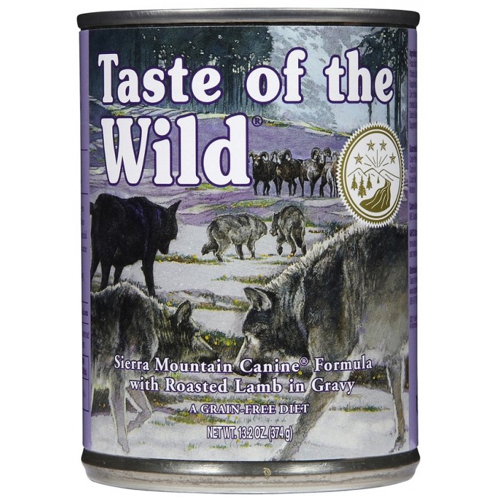 Taste Of The Wild Sierra Mountain Canine Formula With Lamb In Gravy Dog Food - 390gr