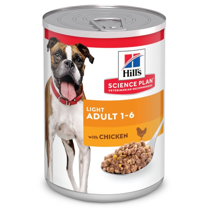 Hill's Science Plan Light Adult Dog Food - 370gr