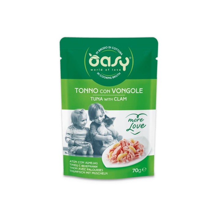 Oasy More Love Tuna With Clam - 70gr