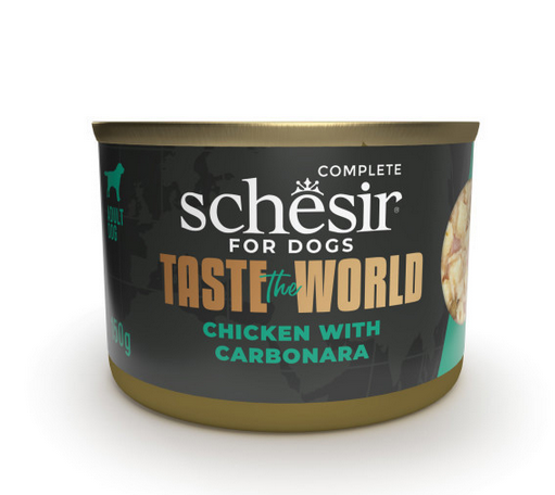 Schesir Dog Taste The World Chicken With Carbonara 150Gr
