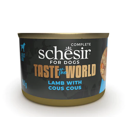 Schesir Taste The World Dog Lamb With Cous Cous Fillets In Broth 150Gr