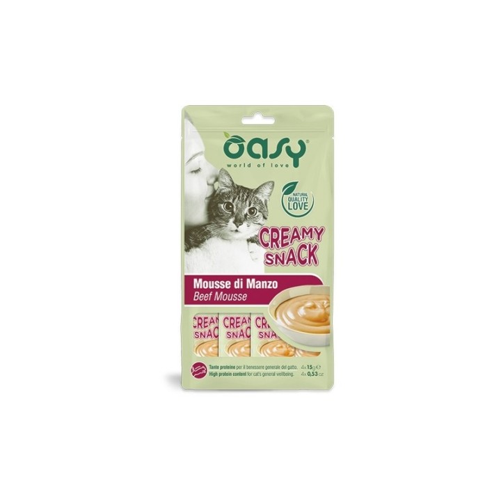 Oasy Cat Creamy Snack Beef - 60gr