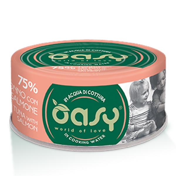 Oasy Tuna With Salmon - 70gr
