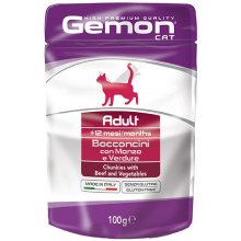 Gemon Adult Beef & Veg Pouch - 100gr