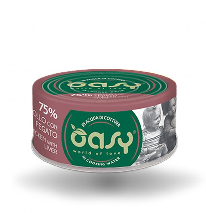 Oasy Chicken With Liver - 70gr