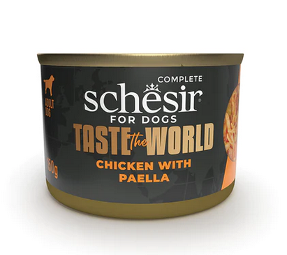 Schesir Taste The World Dog Chicken With Paella In Broth 150Gr