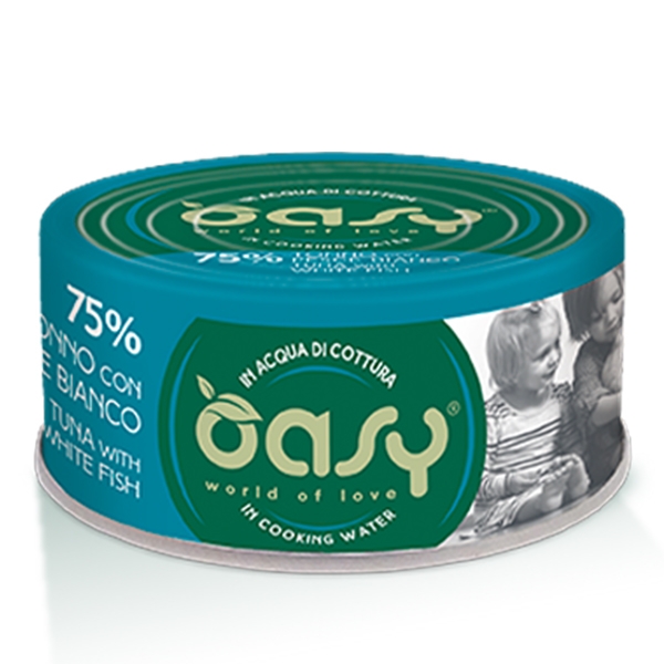Oasy Tuna With White Fish - 70gr
