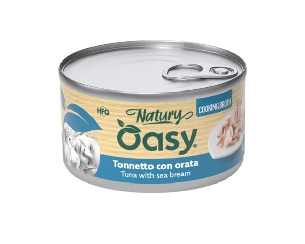 Oasy Wet Cat Natury Cooking Broth Tuna With Sea Bream - 85gr