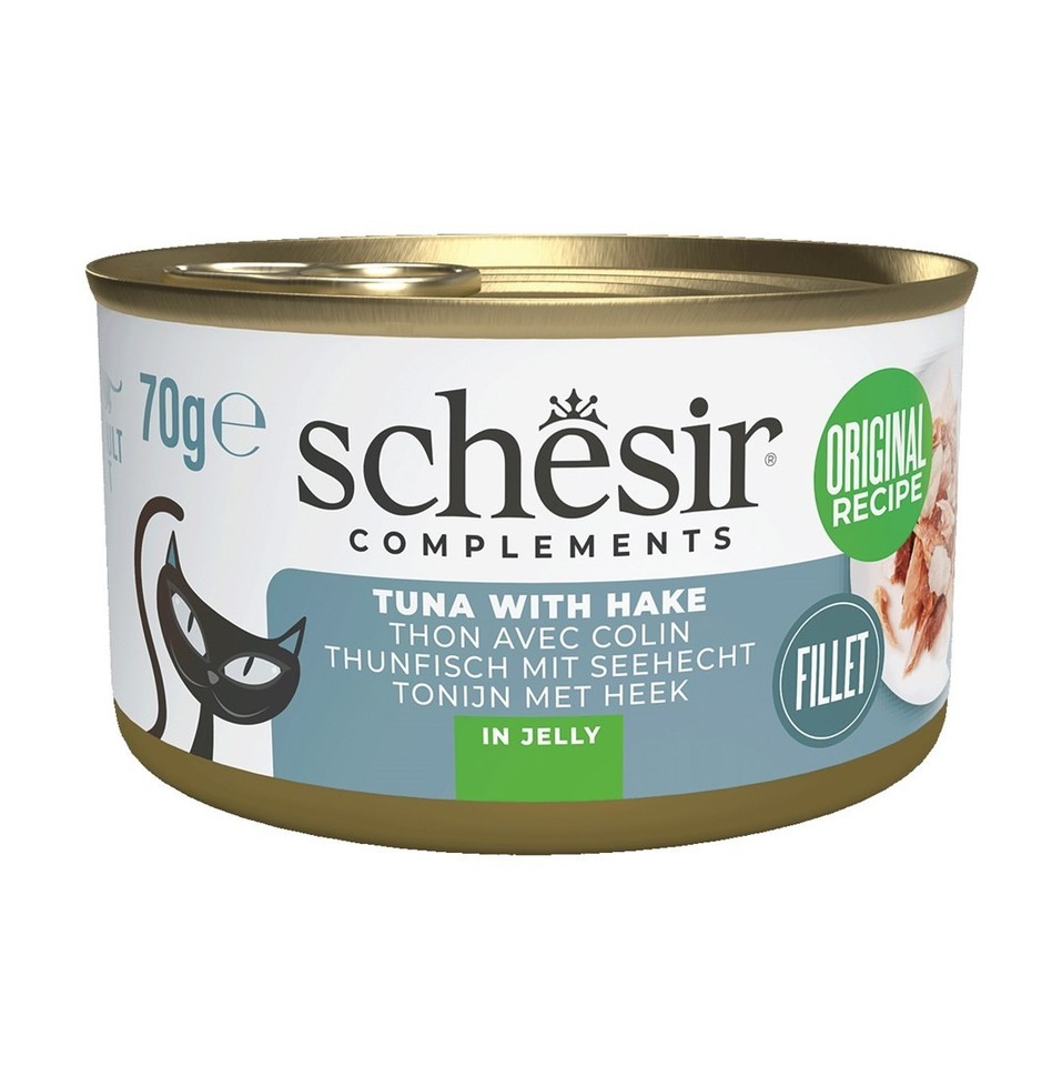 Schesir Cat Tuna Hake In Jelly - 70gr