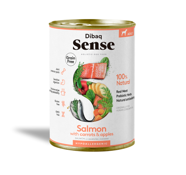 Dibaq Sense Adult Salmon Wet Dog Food - 380gr
