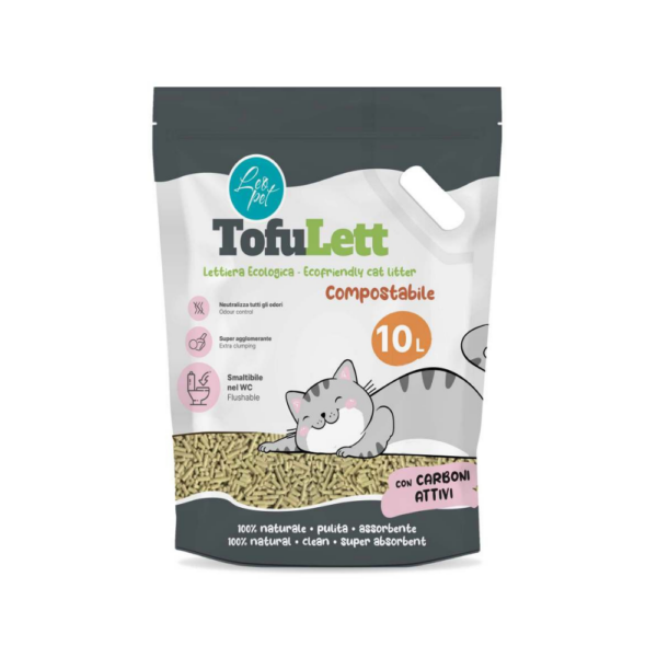 Tofu Ecofriendly Carbon Cat Litter - 6 Kg
