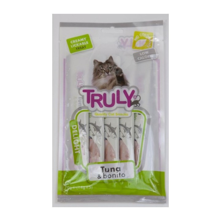 Truly Creamy Lickables Tuna And Bonito - 70gr
