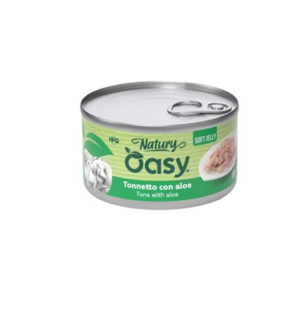 Oasy Wet Cat Natury Soft Jelly - Tuna With Aloe - 85gr