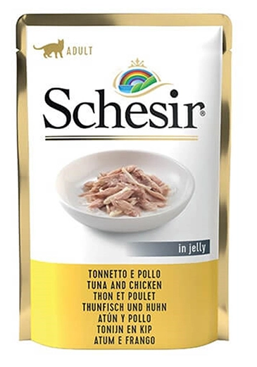 Schesir Tuna With Chicken Fillets In Jelly - 85gr