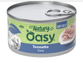Oasy Wet Cat Natury Soft Jelly Tuna - 85gr