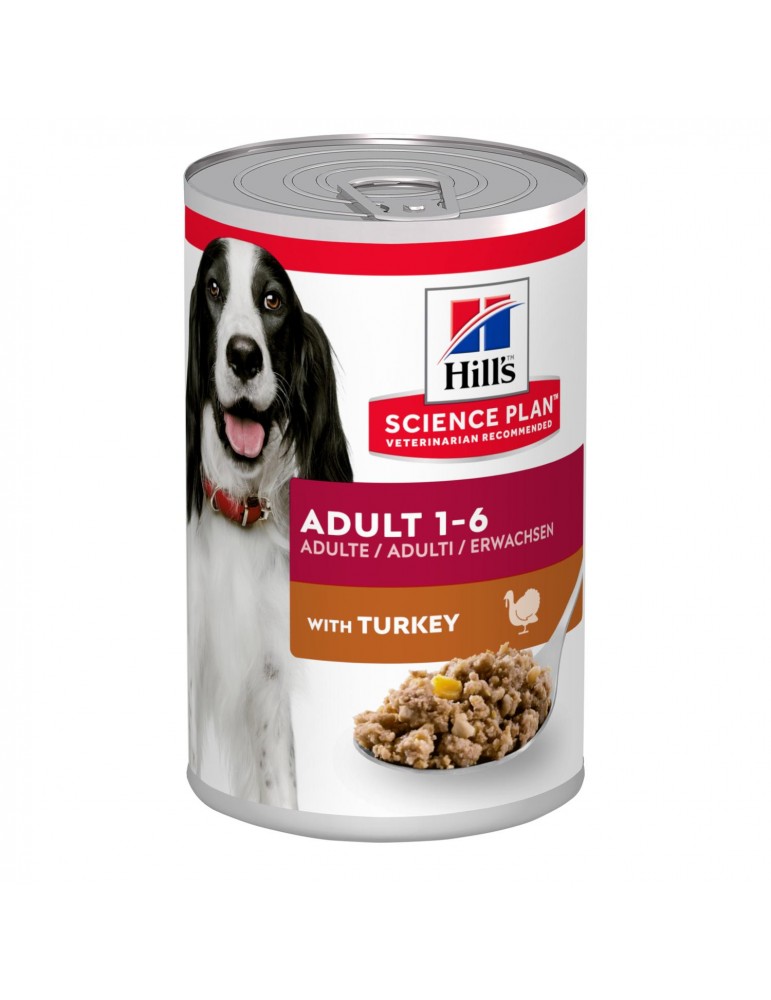 Hill's Science Plan Adult Dog Food With Turkey - 370gr