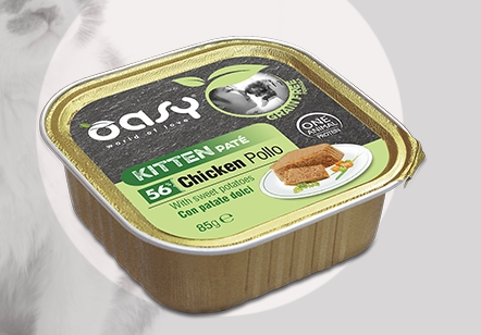 Oasy Grain Free Kitten Pate Chicken With Sweet Potatoes - 85gr