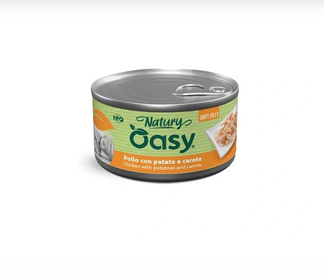 Oasy Wet Dog Natury Soft Jelly Chicken With Potatoes And Carrots - 150gr