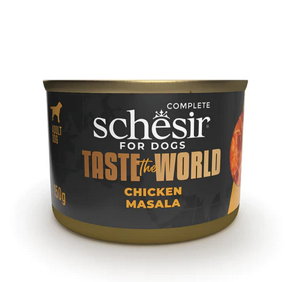 Schesir Taste The World Dog Chicken Masala Fillets In Broth 150Gr