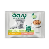 Oasy Wet Cat Bocconcini Multipack Adult Sterilized Selection - 85gr
