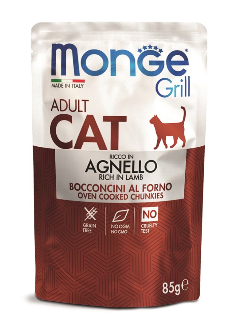 Monge Grill Cat Wet Lamb - 85gr