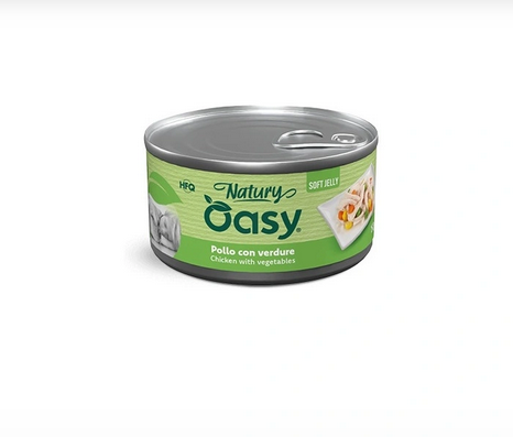 Oasy Wet Dog Natury Soft Jelly Chicken With Vegetables - 150gr