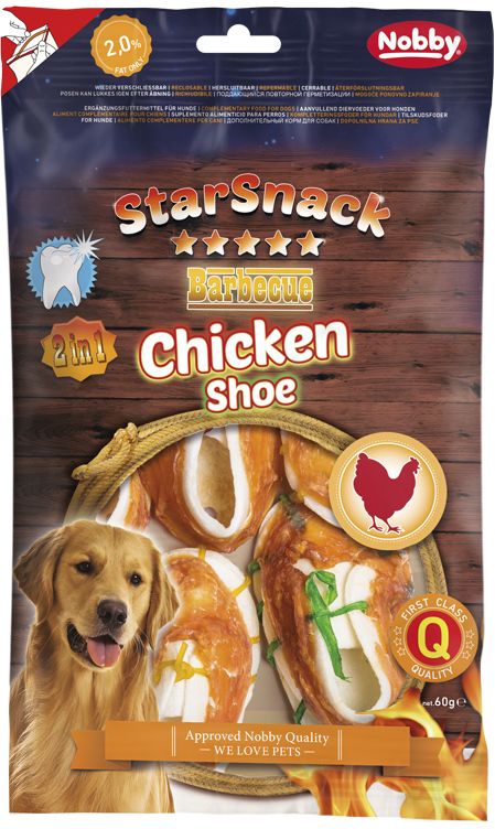Nobby Starsnack Bbq Chicken Shoe - 60gr