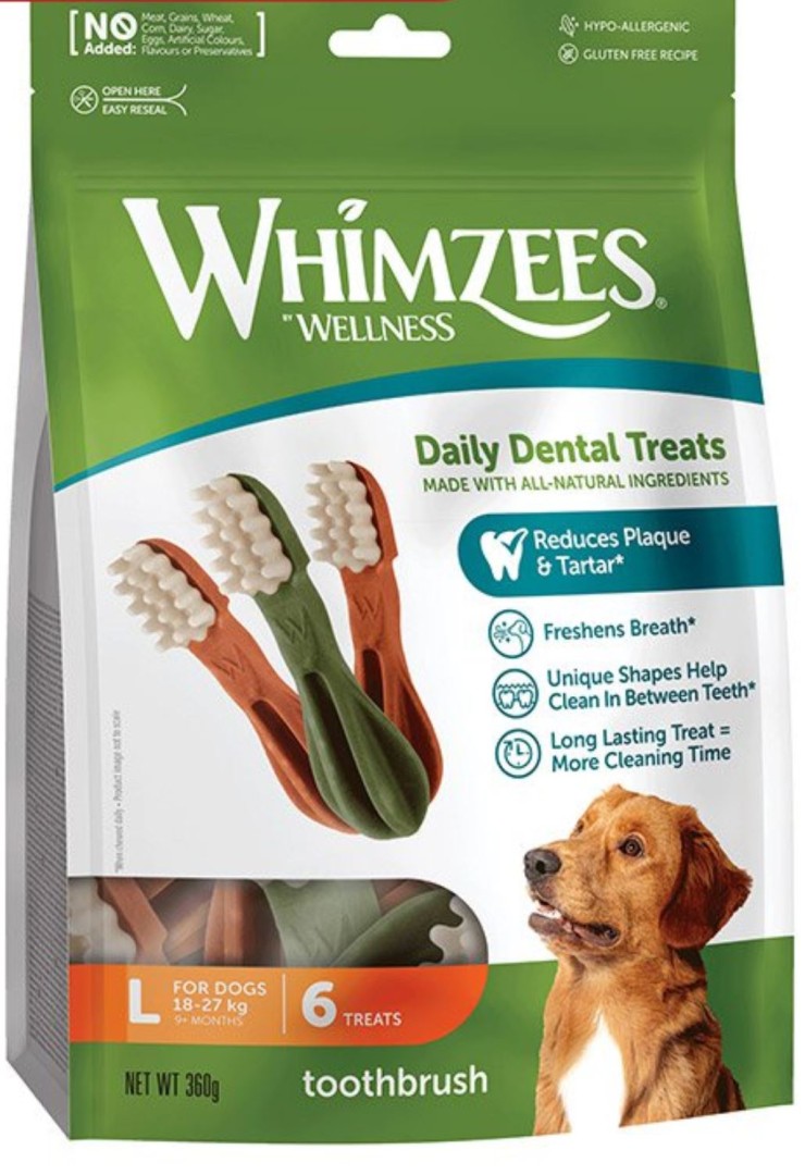 Whimzees Value Pack Toothbrush Large - 100gr
