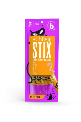 Schesir Cat's treat Stix Chicken Cream Snacks 90gr