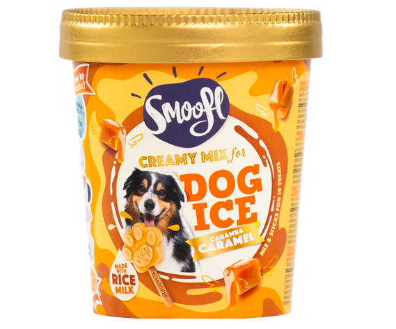 Smoofl Creamy Caramel Mix For Dog Ice Cream - 160gr