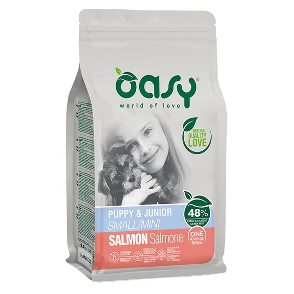Oasy One Protein Puppy Mini Salmon - 800gr
