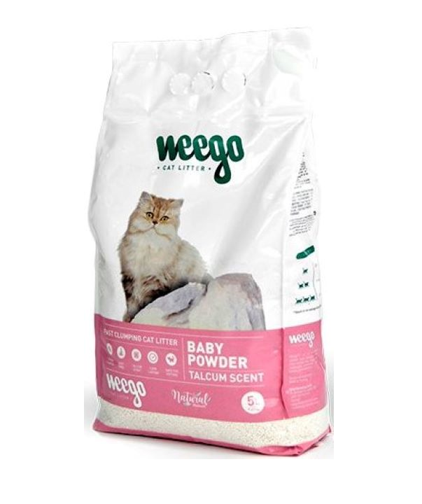 Weego Cat Litter Baby Powder - 15 Kg