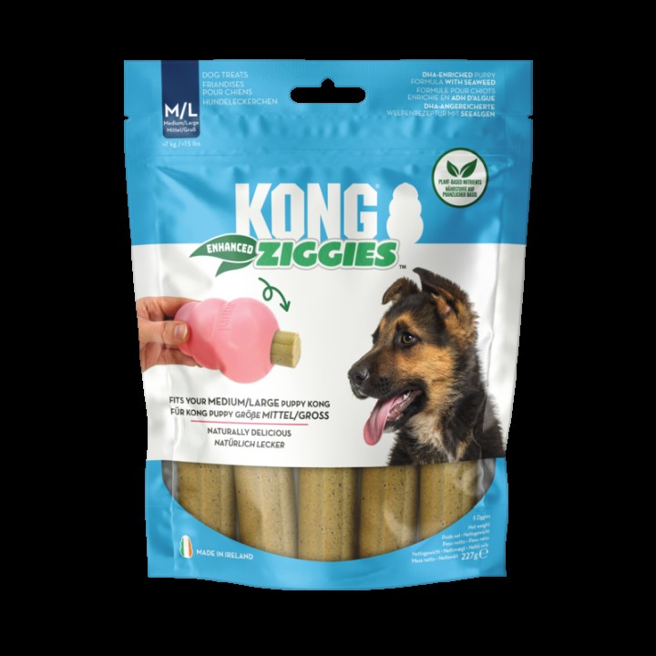 Kong Ziggies Enhanced Puppy Medium Large