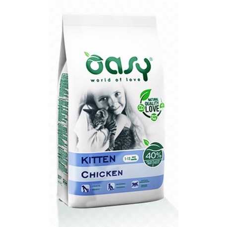 Oasy Cat Kitten Chicken - 7.5 Kg