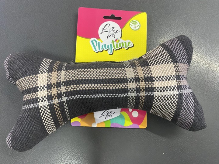 Leo Pet Fabric Bone Toy