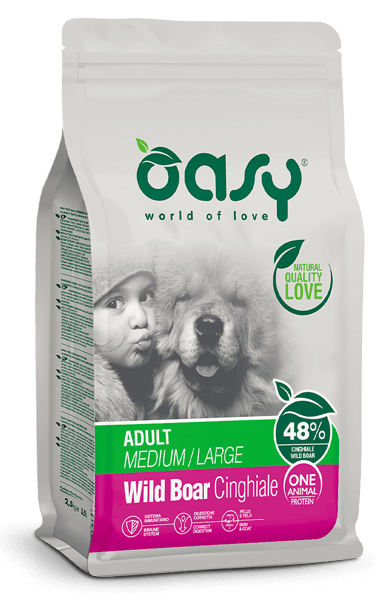 Oasy One Protein Dog Adult Wild Boar - 12 Kg